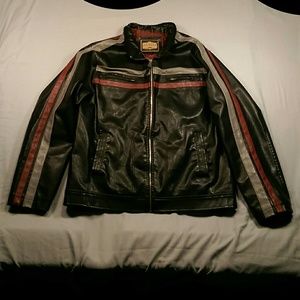 Faux leather jacket